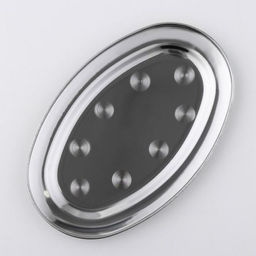 Поднос, 25×16×1.5 см, нержавеющая сталь, серебристый