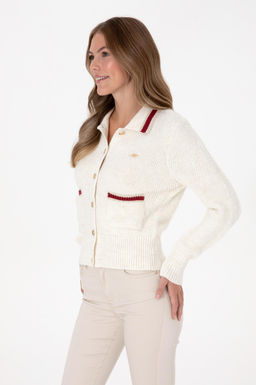 Kad_n BEYAZ Triko H_rka Sepette S_rpriz _ndirim - U.s. polo assn фото 3
