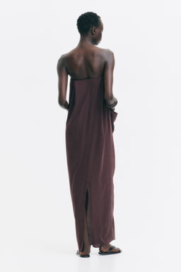 Vestido bandeau con nudo decorativo - H&m фото 5