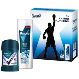 РЕКСОНА набор Муж ACTIVE PWR (део-стик 50мл+гель д/душа 180мл)