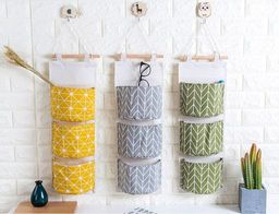 Карманы на стену полукруглые Орнамент (1288) Желтый - Мой органайзер фото 2