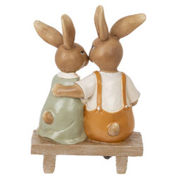 Фигурка декоративная "Зайцы", L11 W9 H17 см
