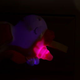 Музыкальная игрушка - подвеска Крошка Я «Любимый единорог», прорезыватель - погремушка, звук, свет, розовый