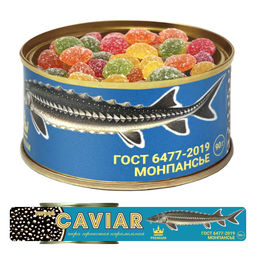 Карамель леденцовая МОНПАНСЬЕ Карамельная ИКРА черная - Extrago фото 3