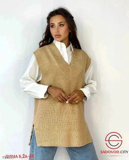 жилет женский удлиненный - Bruno фото 5