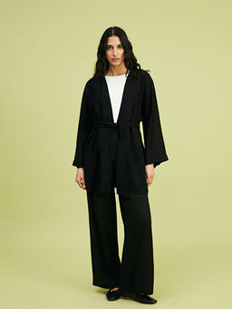 ?al Yaka Oversize Kad?n Kimono