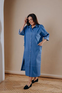 Платье Luxury Moda 1407 голубой