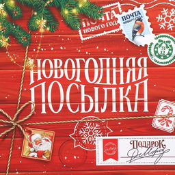 Коробка подарочная Новогодняя посылка, 26 х 26 х 14 см - Дарите счастье фото 4