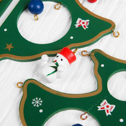 Сувенир Елка на подставке, градиент, цвет микс