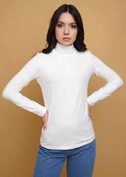 CLE Водолазка жен. 301101г молочный - Clever wear фото 3