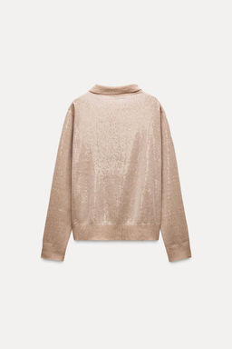 SEQUINNED KNIT CARDIGAN - Zara фото 8