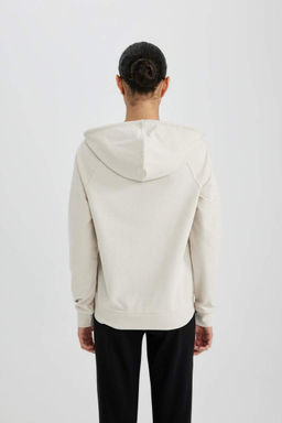 DeFactoFit Толстовка с капюшоном и молнией стандартного кроя фото 8