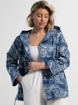 Пыльник Летний день (бело-синий) Б15182-8М - Lt collection фото 2