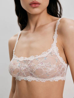 Infinity / Бюстгальтер Bralette жен. Rotara молочный принт