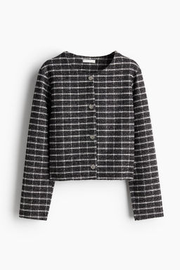 Cardigan en punto brillante con textura - H&m фото 6