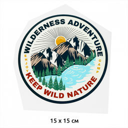 Термотрансфер арт.TBY.1359 Wild Nature 15х15см, уп.10шт