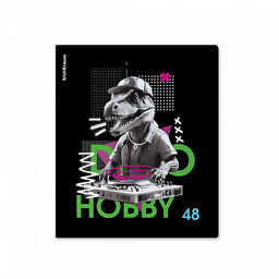 Цена за 5 шт. Тетрадь общая ученическая ErichKrause Dino Hobby, 48 листов, клетка, выборочный УФ-лак_MIX-PACK  фото 5