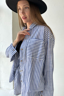 Костюм SET003/16/Белый, голубой - M&G all natural фото 5