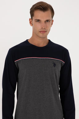 Erkek Lacivert Pijama Tak_m_ Sepette S_rpriz _ndirim - U.s. polo assn фото 2