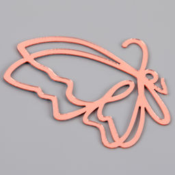 Набор для украшения Бабочки, набор 5 шт, цвет розовое золото - Страна карнавалия фото 2