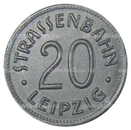 20 пфеннигов 1918 года Транспортный нотгельд  Лейпциг