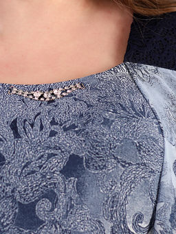 Платье ПРИТТИ с цветочным узором - Almond фото 4