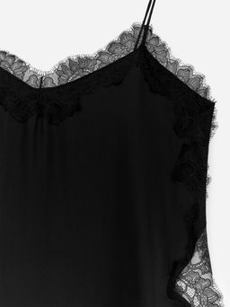Top de tirantes con detalle de encaje - H&m фото 3