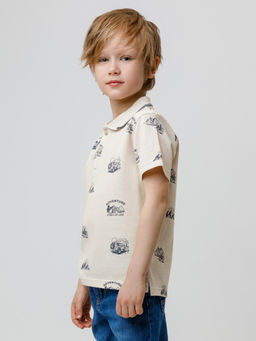 КР 302416/бежевый,лесной поход к658 джемпер-поло для мал