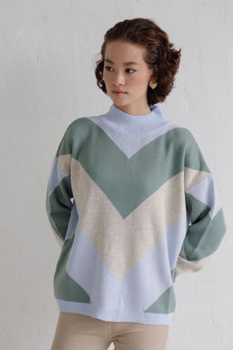 10344 Свитер мятно-голубой - Martichelli фото 3