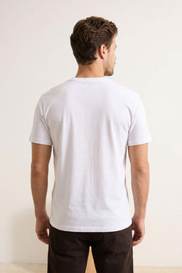 Lacivert - Beyaz Regular/Rahat Kesim 2 li Paket T-Shirt TMNSS26TS00023 - Trendyolmilla фото 10