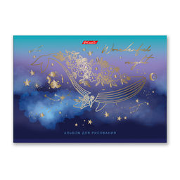 Светоч 40АЛСК4_7_3_9 Альбом для рисования, фольга, 100 г/м2 A4 29 х 20.5 см 40 л. 5 шт. на скобе 000231 Волшебный сон  фото 5
