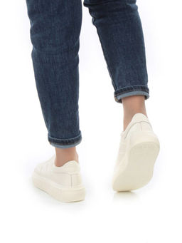 05-PDL256-2 LT. BEIGE Кроссовки женские (натуральная кожа)