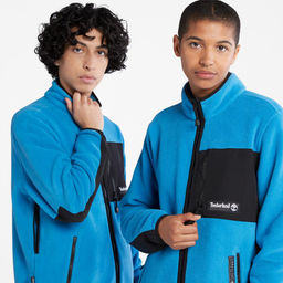 Куртка Timberland Jacket Polartec Fleece синяя фото 7