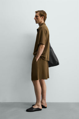 POLO RELAXED FIT SOFT / Marr?n - Zara фото 4