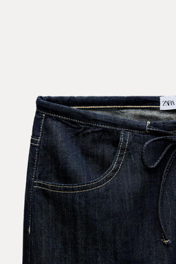 TRF JEANS WITH TIE - Zara фото 4