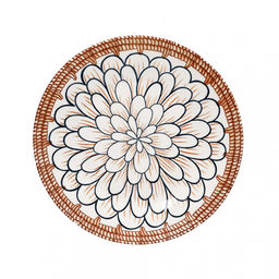 Тарелка десертная 8" 20 см Lavenir "Нимфея" гладкий край фарфор арт. тгк8-5017 (00104175)