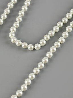 Карнавальный костюм Гэтсби, платье, боа, перчатки, бусы, р-р. 42-44 - Страна карнавалия фото 6