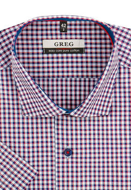 Сорочка мужская короткий рукав GREG 264/101/6723/Z/1p