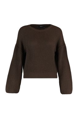 Kahverengi Crop Genis Kal?p Ispanyol Kol Triko Kazak TWOAW20KZ0743