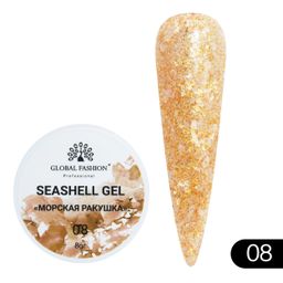 Гель для ногтей SEASHELL GEL морская ракушка 5 гр, 08 - Global fashion фото 2