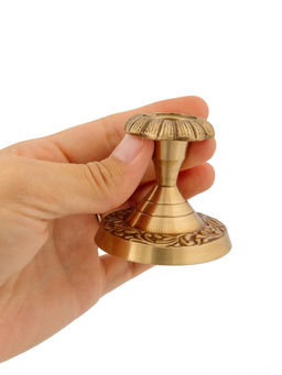 Подсвечник № П00352/2(антик) 4 шт /упак - Ганг фото 3