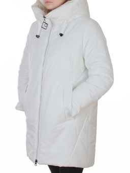 M-9090 WHITE Куртка зимняя женская (200 гр. холлофайбер)
