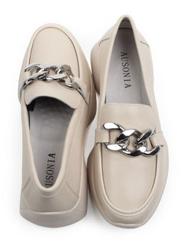 06-YG107-2 BEIGE Туфли женские (натуральная кожа)