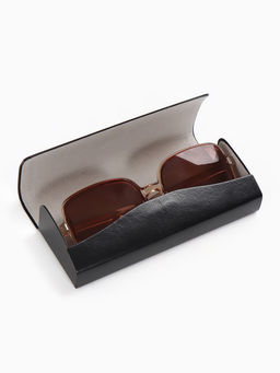 Футляр для очков, на магните, 15.5×3.3×6 см, чёрный