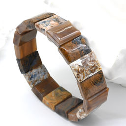 Браслет из петерсита прямоугольник 18*12мм, 53г