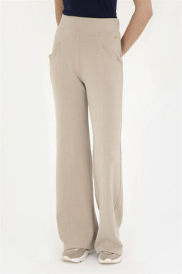 Женские легкие спортивные штаны цвета хаки - U.s. polo assn фото 2