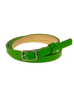 Ремень женский из искусственной кожи, цвет ярко зеленый