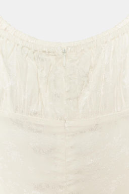 VESTIDO MINI JACQUARD LAZADAS / Crudo - Zara фото 6