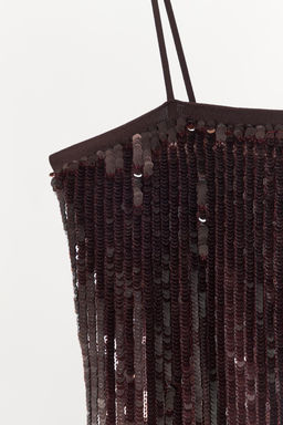 SHORT SEQUIN DRESS - Zara фото 6