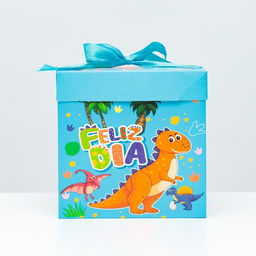 Цена за 12 шт. Коробка Самосборная Детская Динозавр 15х15х15 см - Simaland фото 5